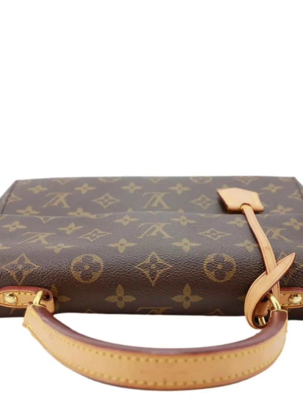 Louis Vuitton Cluny BB Monogram Canvas Crossbody Bag Brown